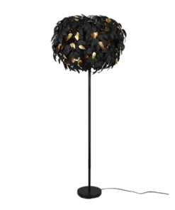 Φωτιστικό Δαπέδου Reality LEAVY 3x E14 Μαύρο Ματ Μεταλλικό – R40463032