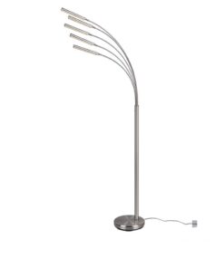 Φωτιστικό Δαπέδου Reality LED 3,5W Νίκελ Ματ Μεταλλικό Step Dimmable 350lm 3000K R41031507