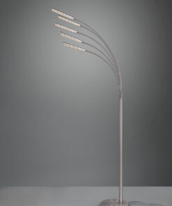 Φωτιστικό Δαπέδου Reality LED 3,5W Νίκελ Ματ Μεταλλικό Step Dimmable 350lm 3000K R41031507