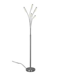 Φωτιστικό Δαπέδου Reality LED 3,5W Νίκελ Ματ Μεταλλικό Step Dimmable 350lm 3000K R41031507