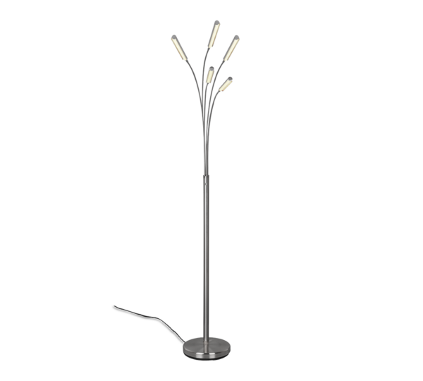 Φωτιστικό Δαπέδου Reality LED 3,5W  Νίκελ Ματ Μεταλλικό Step Dimmable 350lm 3000K  R41031507