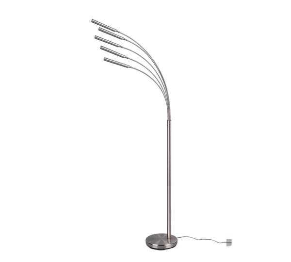 Φωτιστικό Δαπέδου Reality LED 3,5W  Νίκελ Ματ Μεταλλικό Step Dimmable 350lm 3000K  R41031507