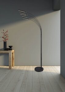 Φωτιστικό Δαπέδου Reality LED 3,5W Νίκελ Ματ Μεταλλικό Step Dimmable 350lm 3000K R41031507