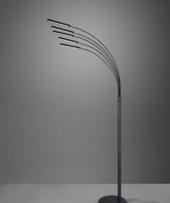 Φωτιστικό Δαπέδου Reality LED 3,5W Μαύρο Ματ Μεταλλικό Step Dimmable 350lm 3000K R41031532