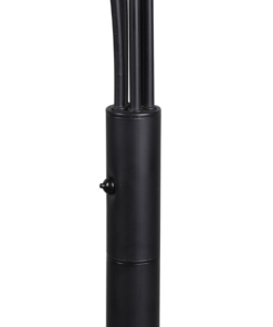 Φωτιστικό Δαπέδου Reality LED 3,5W Μαύρο Ματ Μεταλλικό Step Dimmable 350lm 3000K R41031532