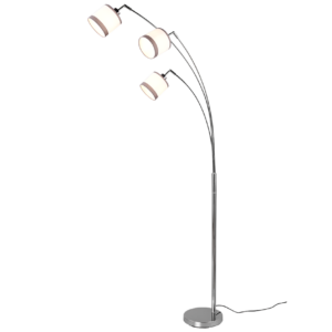 Φωτιστικό Δαπέδου Trio Lighting 3xE14 Χρώματος Χρωμίου – R41553006