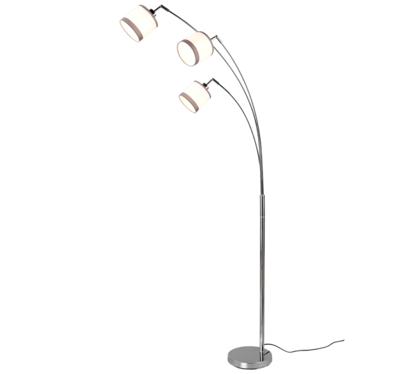 Φωτιστικό Δαπέδου Trio Lighting 3xE14 Χρώματος Χρωμίου – R41553006