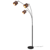 Φωτιστικό Δαπέδου Trio Lighting 3xE14 Καφέ Χρώματος – R41553041