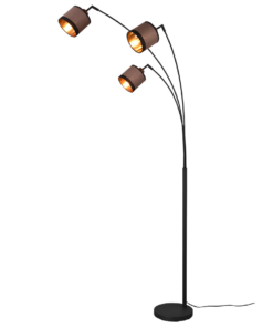 Φωτιστικό Δαπέδου Trio Lighting 3xE14 Καφέ Χρώματος – R41553041