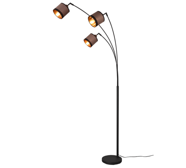 Φωτιστικό Δαπέδου Trio Lighting 3xE14 Καφέ Χρώματος - R41553041