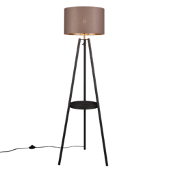 Φωτιστικό Δαπέδου Trio Lighting 1xE27 Μαύρου Χρώματος – R41561032