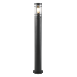 Φωτιστικό Κολωνάκι Κήπου Ανθρακί PALOMA 1x E27 IP44 Reality – R41716142