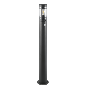 Φωτιστικό Κολωνάκι Κήπου Ανθρακί 100cm PALOMA 1x E27 με Ανιχνευτή Κίνησης IP44 Reality – R41719142
