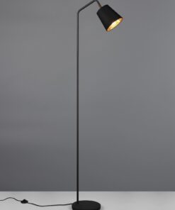 Φωτιστικό Δαπέδου Μαύρο Ματ με Μαύρο Αμαπζουρ Reality 1x E27 – R41721032