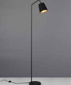 Φωτιστικό Δαπέδου Μαύρο Ματ με Μαύρο Αμαπζουρ Reality 1x E27 – R41721032