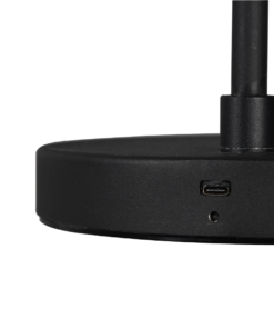 Επαναφορτιζόμενο Φωτιστικό Δαπέδου Reality LED 4,5W Μαύρο Ματ Μεταλλικό Step Dimmable 350lm 3000K R42111132