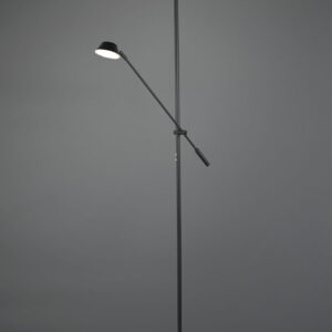 Φωτιστικό Δαπέδου Reality LED 17W  Μαύρο Ματ Μεταλλικό Step Dimmable 1440lm 3000K  R42321232