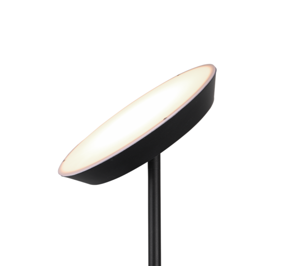 Φωτιστικό Δαπέδου Reality LED 17W  Μαύρο Ματ Μεταλλικό Step Dimmable 1440lm 3000K  R42321232