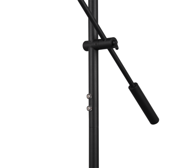 Φωτιστικό Δαπέδου Reality LED 17W  Μαύρο Ματ Μεταλλικό Step Dimmable 1440lm 3000K  R42321232