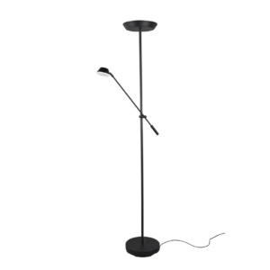 Φωτιστικό Δαπέδου Reality LED 17W  Μαύρο Ματ Μεταλλικό Step Dimmable 1440lm 3000K  R42321232