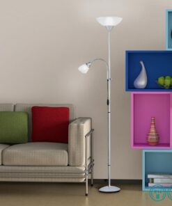 Φωτιστικό Δαπέδου Reality E27 Τιτάνιο Μεταλλικό R4393-87