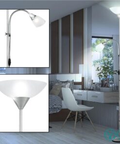 Φωτιστικό Δαπέδου Reality E27 Τιτάνιο Μεταλλικό R4393-87