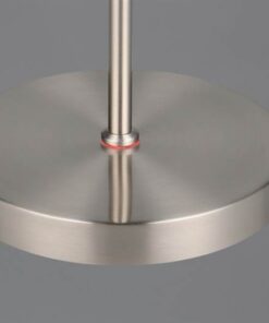 Επαναφορτίζομενο Φωτιστικό Δαπέδου Νίκελ Ματ MORENO LED Dimmable 3W 300lm CCT με Βάση Φόρτισης Reality – R44561107