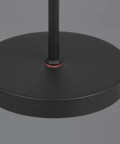 Επαναφορτίζομενο Φωτιστικό Δαπέδου Μαύρο Ματ MORENO LED Dimmable 3W 300lm CCT με Βάση Φόρτισης Reality – R44561132