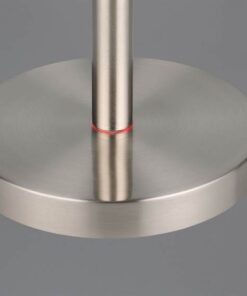 Επαναφορτίζομενο Φωτιστικό Δαπέδου Σποτ Νίκελ Ματ GOMEZ LED Dimmable 3W 300lm CCT με Βάση Φόρτισης Reality – R44571107