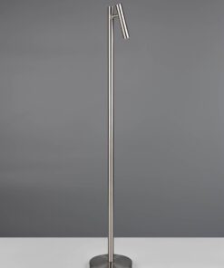 Επαναφορτίζομενο Φωτιστικό Δαπέδου Σποτ Νίκελ Ματ GOMEZ LED Dimmable 3W 300lm CCT με Βάση Φόρτισης Reality – R44571107