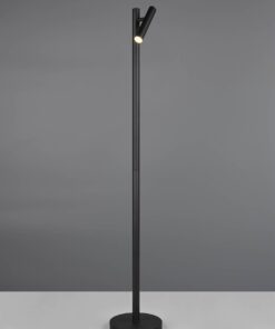 Επαναφορτίζομενο Φωτιστικό Δαπέδου Σποτ Μαύρο Ματ GOMEZ LED Dimmable 3W 300lm CCT με Βάση Φόρτισης Reality – R44571132