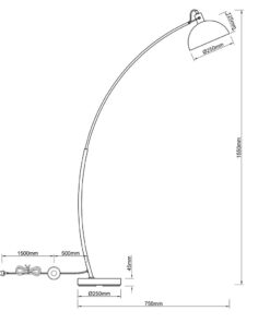 Φωτιστικό Δαπέδου Reality E27 Μαύρο Ματ Μεταλλικό R46041032