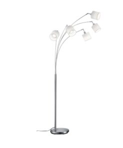 Φωτιστικό Δαπέδου Reality 5xE14 Νίκελ Ματ Μεταλλικό R46330501