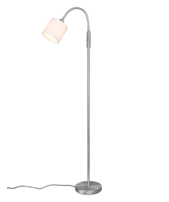 Φωτιστικό Δαπέδου Reality E14 Νίκελ Ματ Μεταλλικό – R46331001