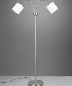 Φωτιστικό Δαπέδου Reality E14 Νίκελ Ματ Μεταλλικό – R46332001