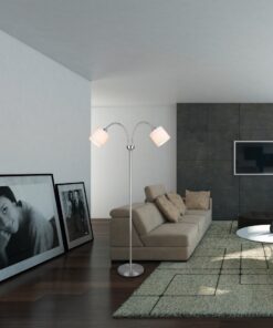 Φωτιστικό Δαπέδου Reality E14 Νίκελ Ματ Μεταλλικό – R46332001