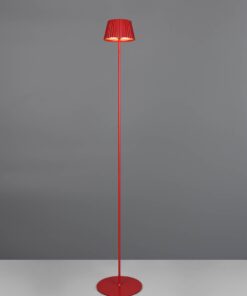 Επαναφορτιζόμενο Φωτιστικό Δαπέδου Κόκκινο SUAREZ LED 1.5W 200lm 3000Κ Dimmable Αφής IP44 Reality – R47706110