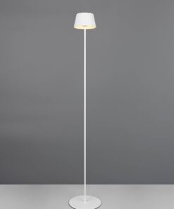 Επαναφορτιζόμενο Φωτιστικό Δαπέδου Λευκό Ματ SUAREZ LED 1.5W 200lm 3000Κ Dimmable Αφής IP44 Reality – R47706131