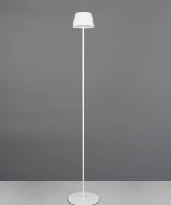 Επαναφορτιζόμενο Φωτιστικό Δαπέδου Λευκό Ματ SUAREZ LED 1.5W 200lm 3000Κ Dimmable Αφής IP44 Reality – R47706131