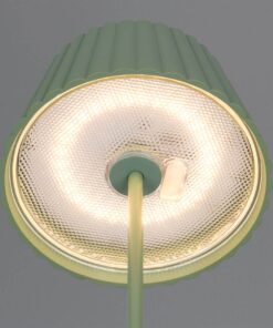 Επαναφορτιζόμενο Φωτιστικό Δαπέδου Πράσινο Φυστικί SUAREZ LED 1.5W 200lm 3000Κ Dimmable Αφής IP44 Reality – R47706149