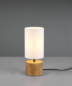 Επιτραπέζιο Φωτιστικό Reality WOODY 1x E14 Φυσικό Ξύλο – R50171930