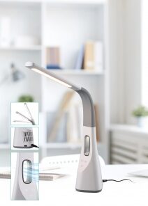 Πορτατίφ Reality LED 5W Λευκό Πλαστικό Step Dimmable 500lm 3000+4000+5000K R50381101