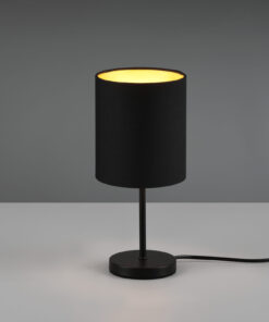 Επιτραπέζιο Φωτιστικό Reality JERRY 1x E14 Schwarz-Gold Μεταλλικό – R50491080