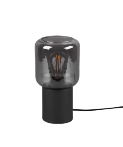 Πορτατίφ Reality E27 Μαύρο Ματ Μεταλλικό R50591032