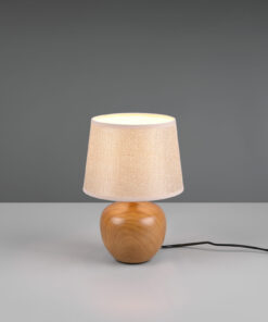 Επιτραπέζιο Φωτιστικό Reality LUXOR 1x E14 Απομίμηση Ξύλου Κεραμικό – R50621035