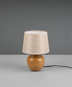 Επιτραπέζιο Φωτιστικό Reality LUXOR 1x E14 Απομίμηση Ξύλου Κεραμικό – R50621035