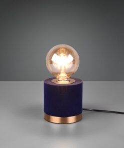 Πορτατίφ Reality E27 Μπλε Βελούδο R50691012