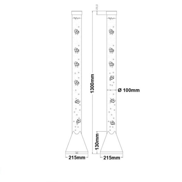 Φωτιστικό Δαπέδου Reality LED 3,6W  Τιτάνιο Πλαστικό RGB  2700K  R5073-47