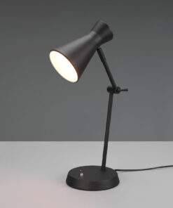 Επιτραπέζιο Φωτιστικό Reality ENZO 1x E27 Μαύρο Ματ Μεταλλικό – R50781032