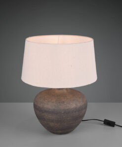 Πορτατίφ Reality E27 Καφέ Κεραμικό R50963844